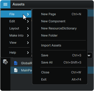 Documentation_ApplicationTour_AppMenu.png