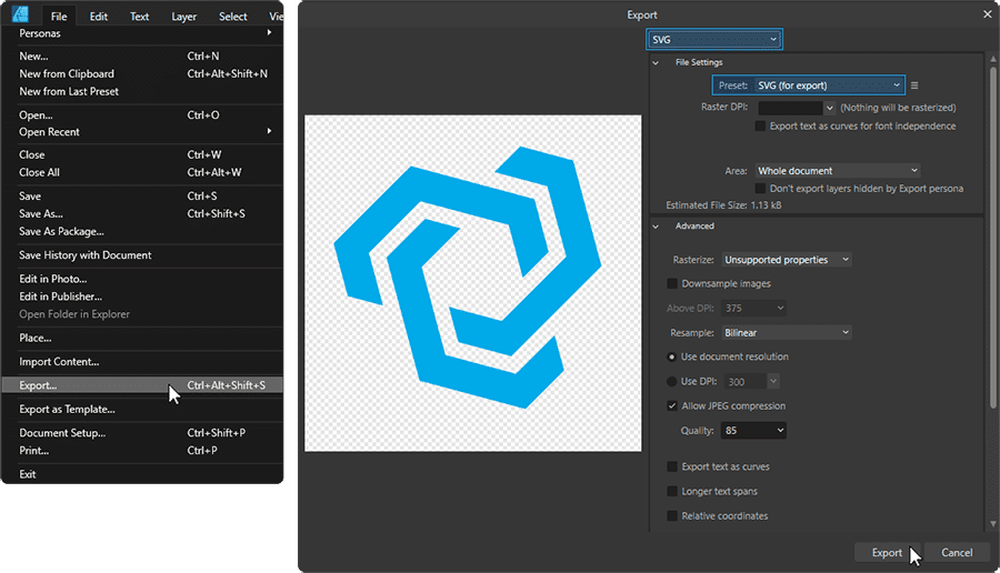 Documentation_Guide_Paths_Import_Export_Affinity.png