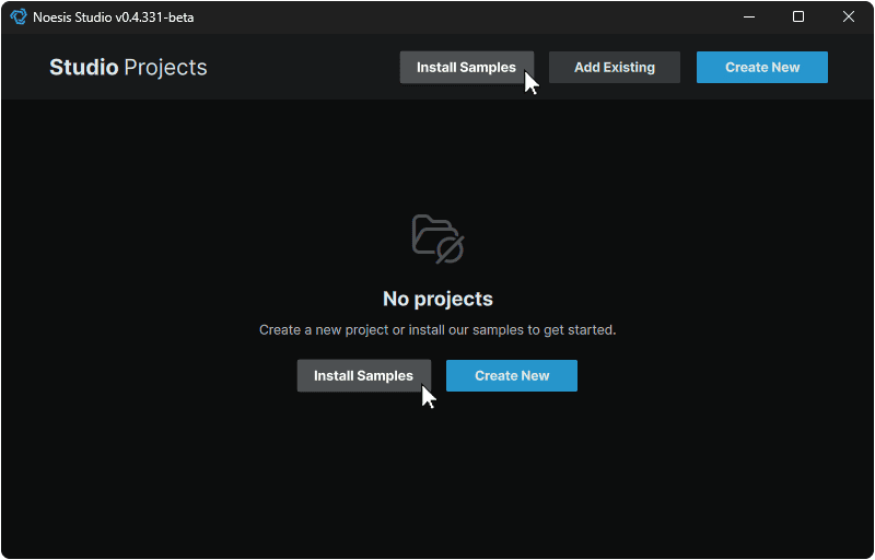 Tutorial_FirstSteps_Standalone_Launcher_InstallSamples.png