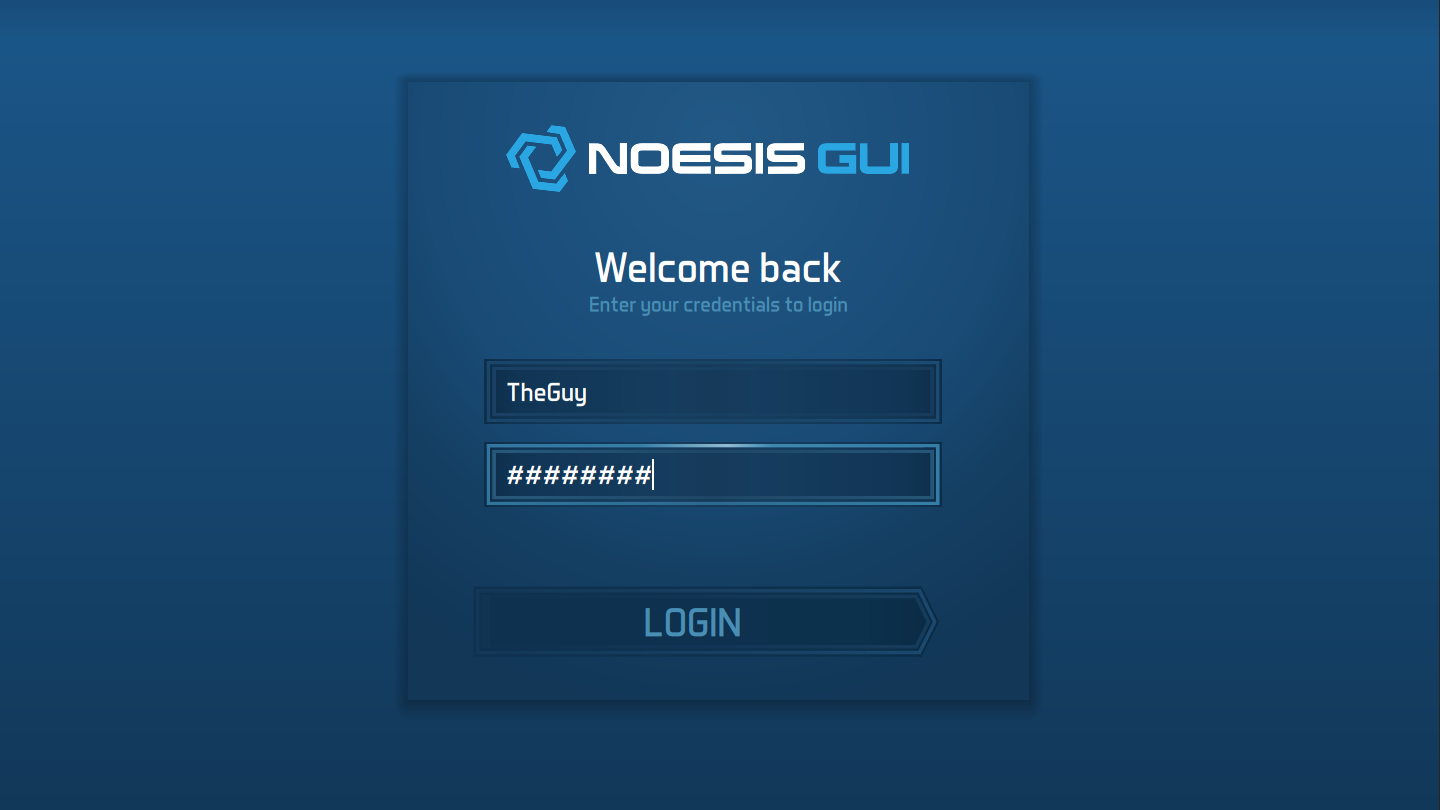 Login dialog